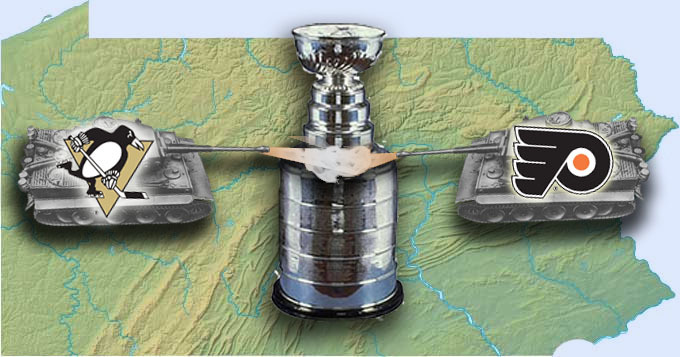 Penguins Flyers Begin Quest For Stanley Cup