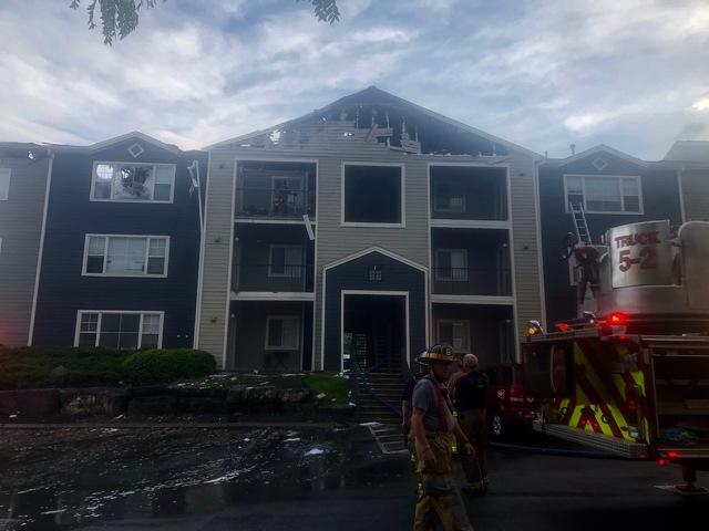 Lightning Strike Caused Fire At Student Apartment Complex | Onward State