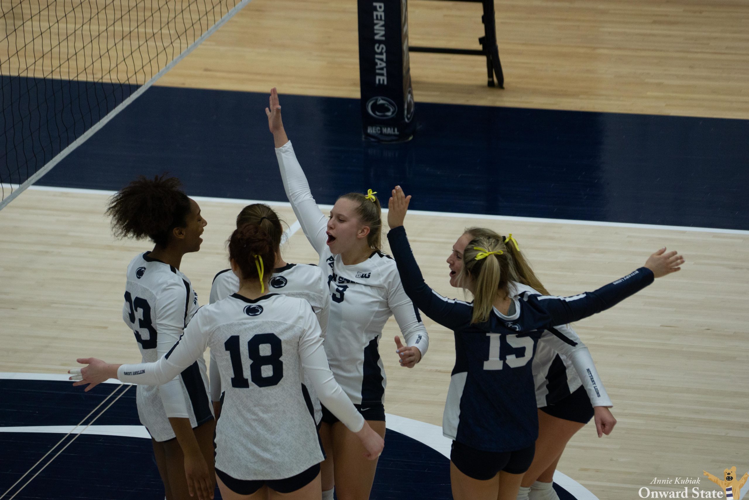 No. 8 Penn State Women's Volleyball Snaps Skid With 31 Win Over