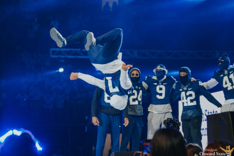 Penn State Football 2022 Pep THON Rally Routine Analysis