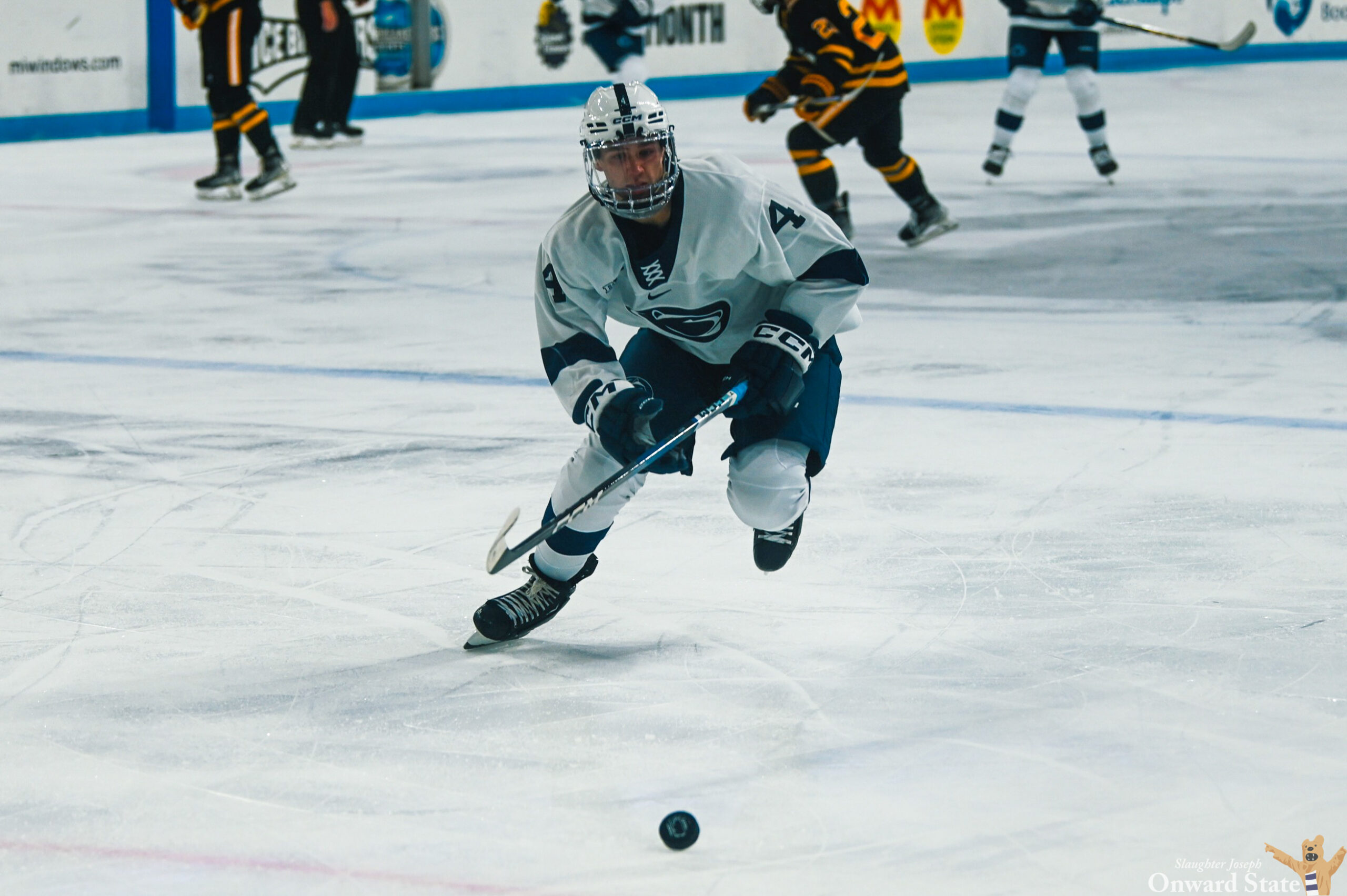 No. 17 Penn State Men's Hockey Ties No. 11 Michigan State 33, Gains