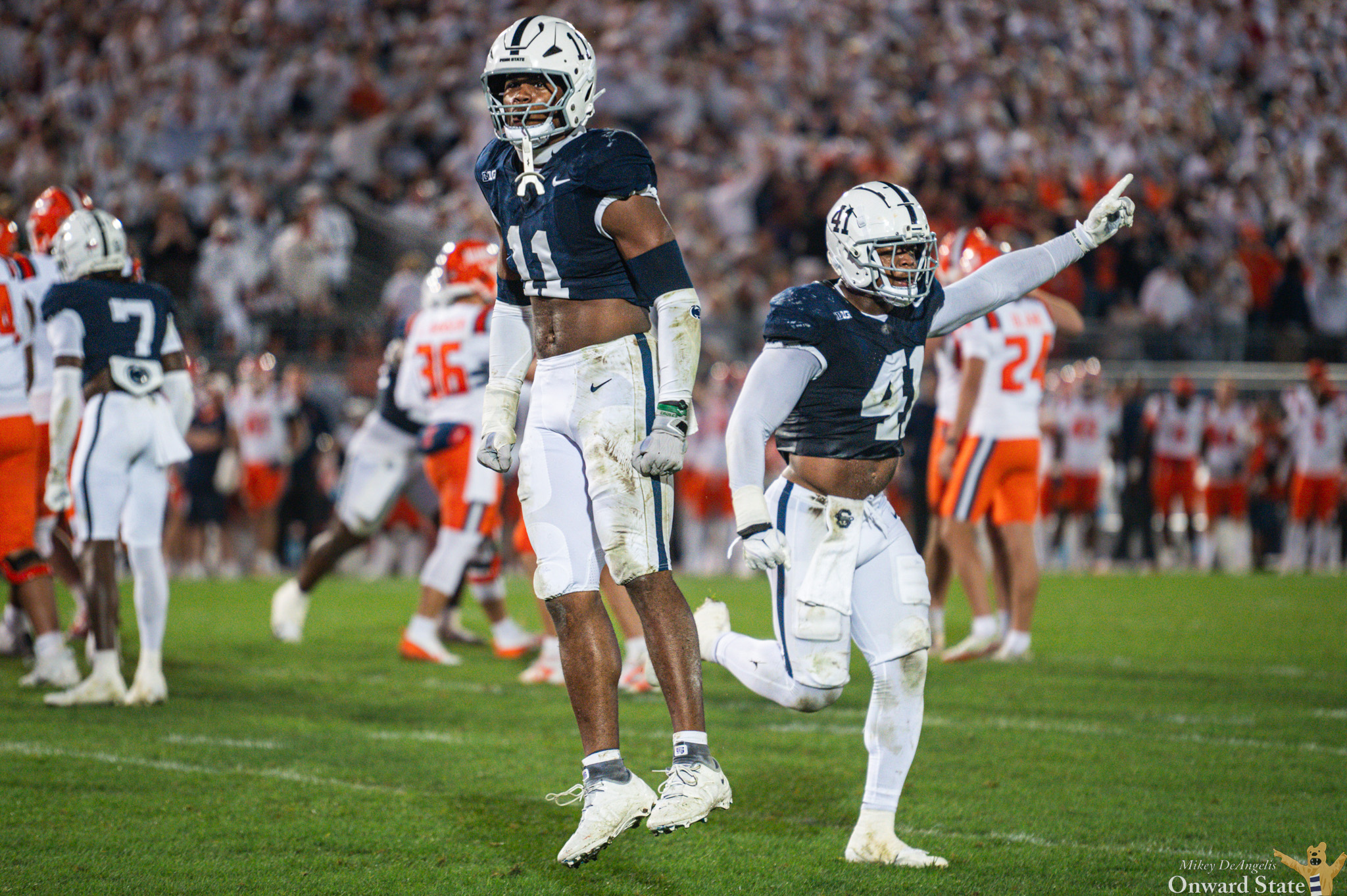 Penn State Football's Defense Stifles Illinois Run Game Onward State