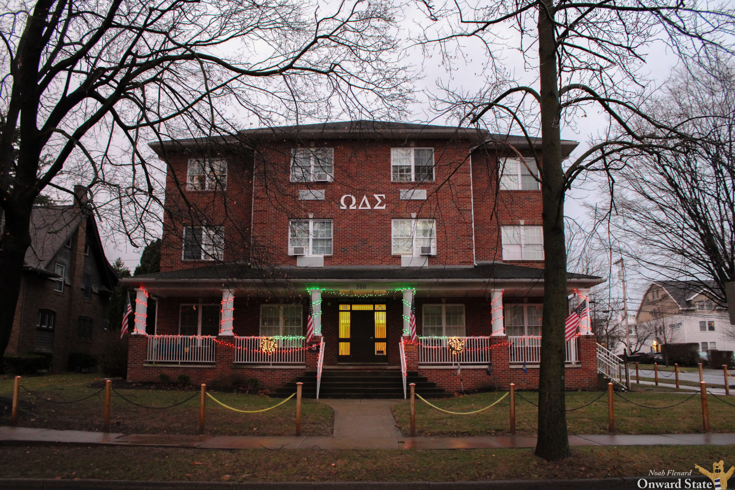 ODS Frat Christmas Lights 2024