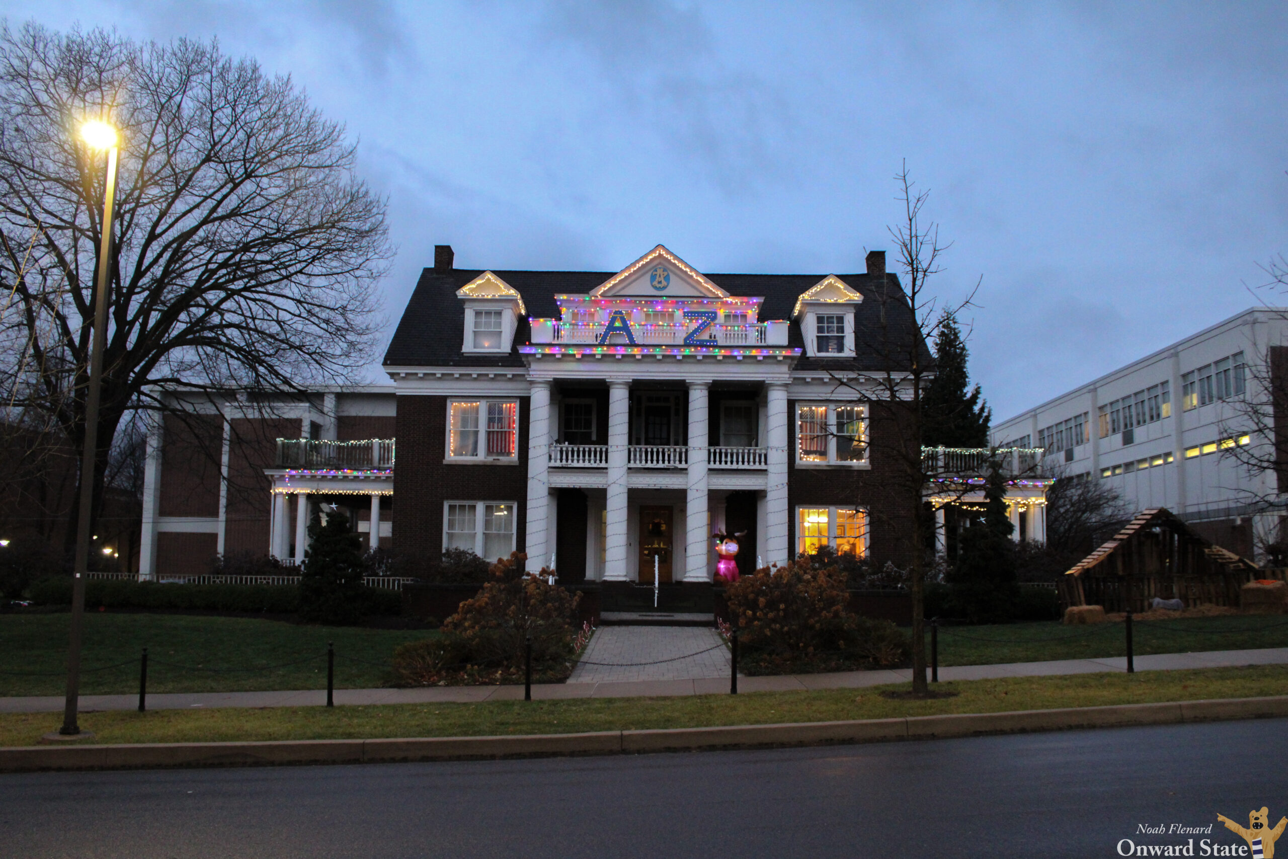 AZ Frat Christmas Lights 2024