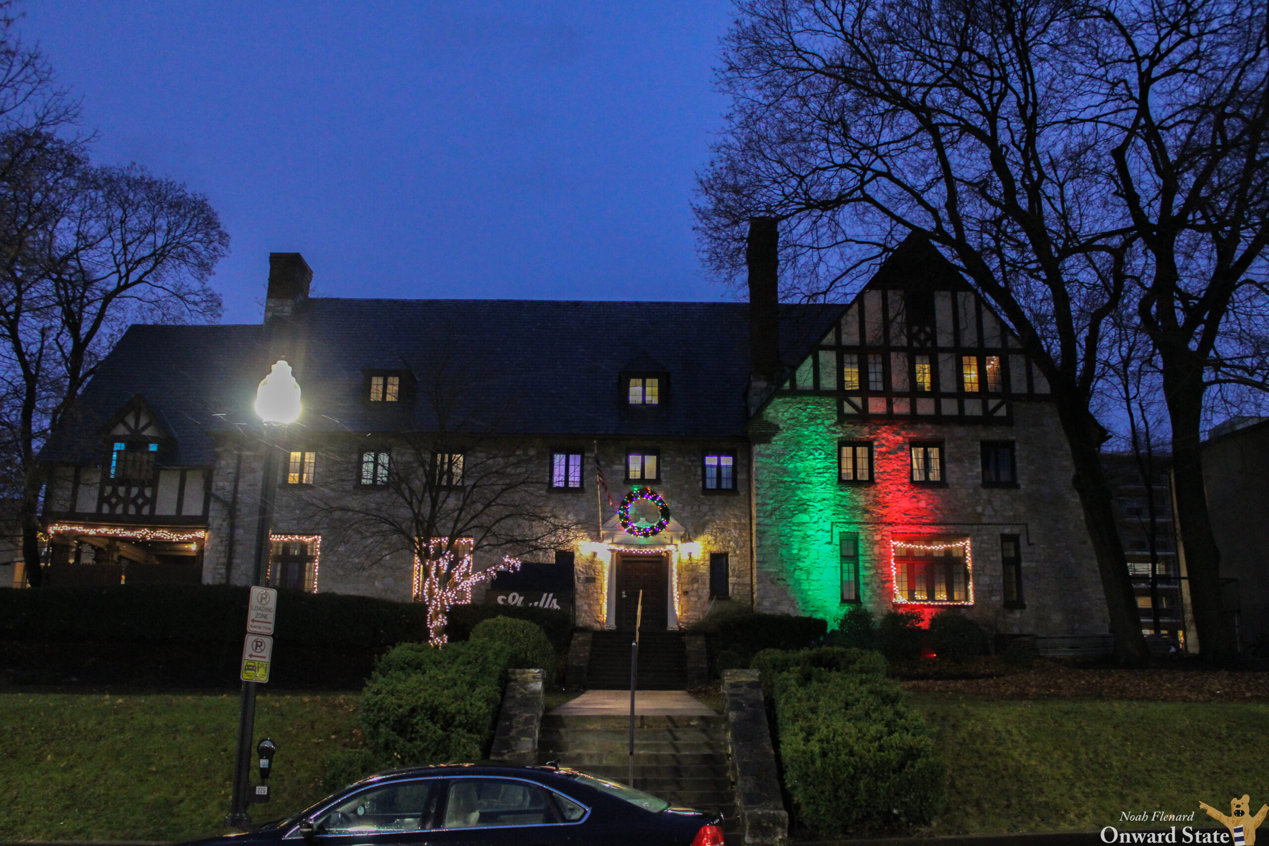 Skulls Frat Christmas Lights 2024