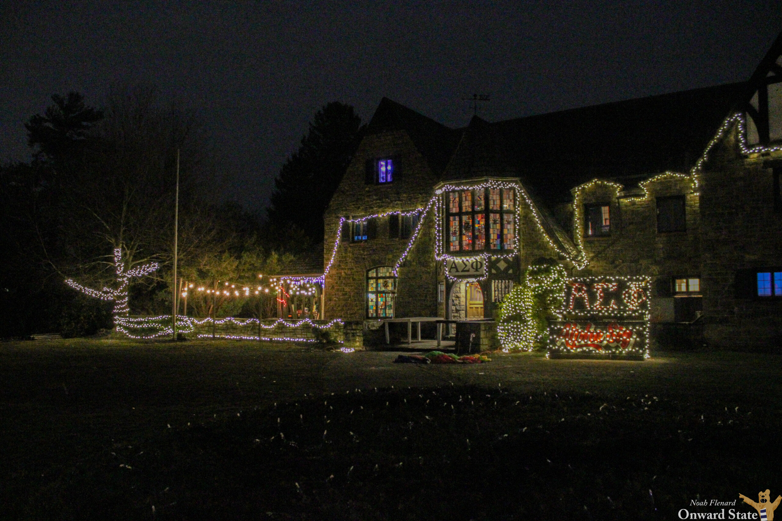 A Sig Frat Christmas Lights 2024